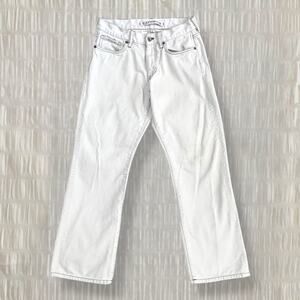 Vintage Express Precision Fit Men’s White Straight Leg Jeans - Size 30W x 30L